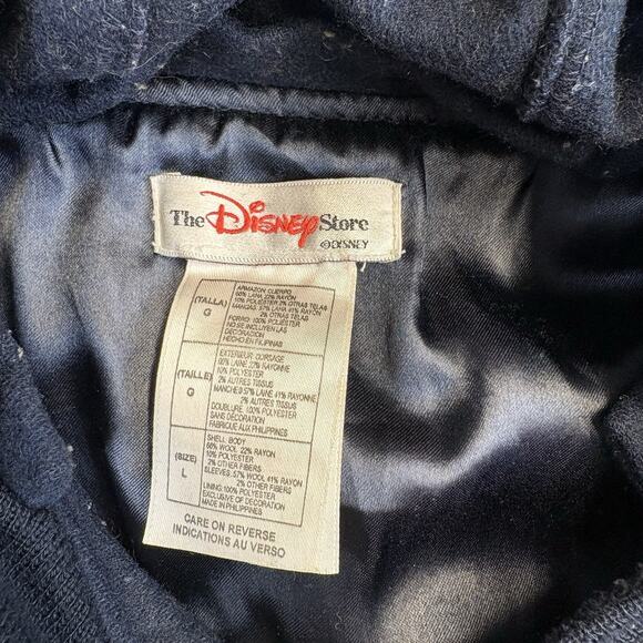 Vtg Disney Winnie The Pooh Varsity Jacket Blue Yellow Wool 100 Acre Wood - Large - Picture 9 of 13